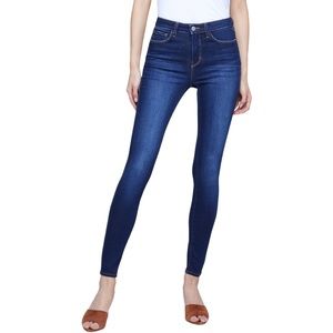 L’AGENCE Marguerite High Rise Skinny Jeans Size 27 in Baltic